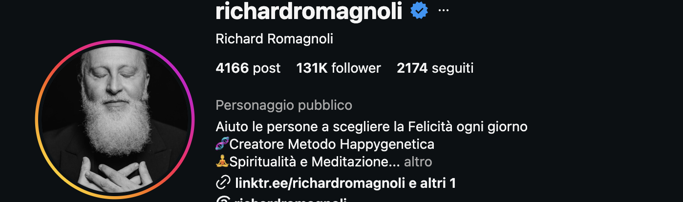Profilo Instagram richardromagnoli